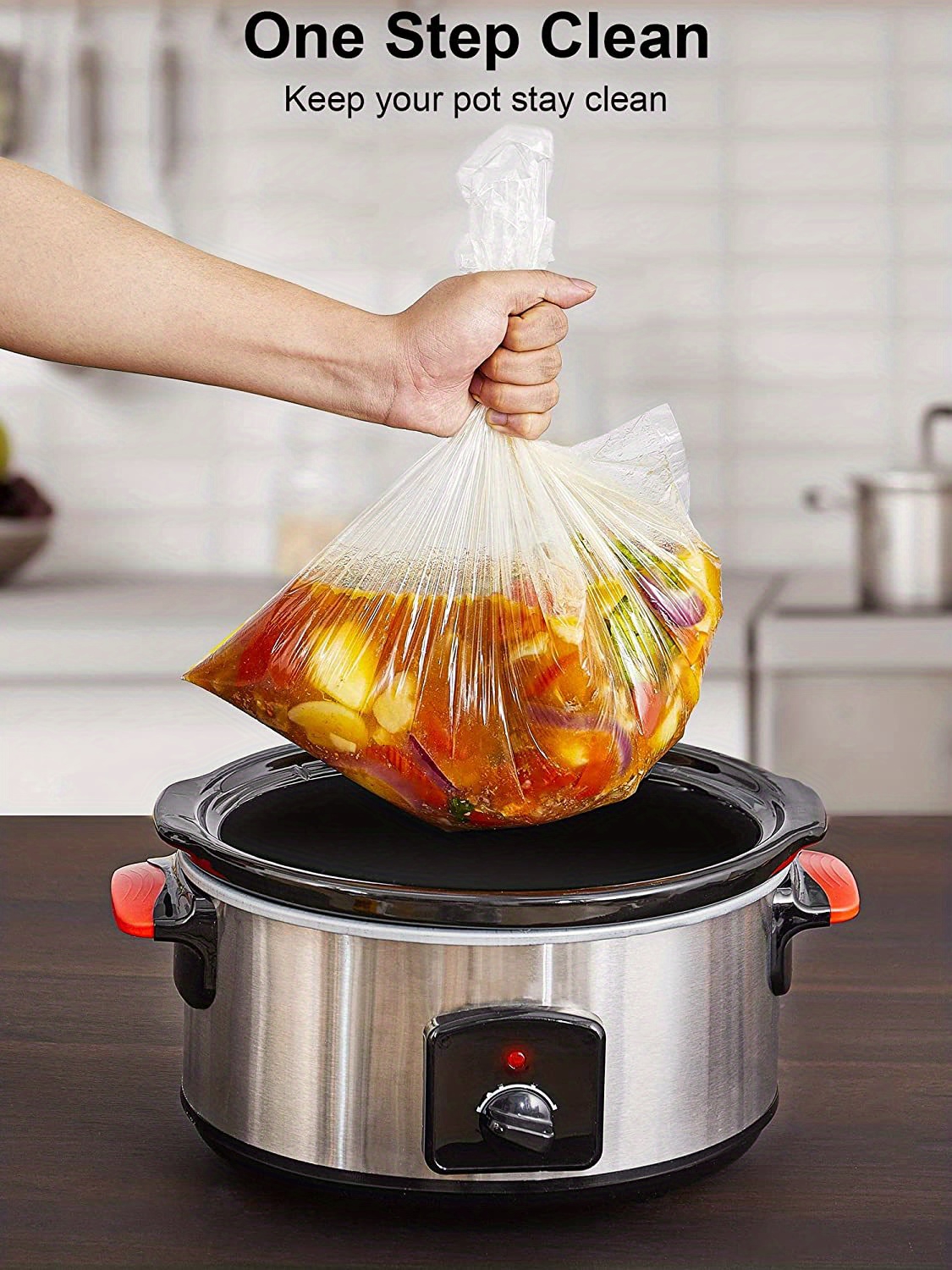 10pcs Slow Cooker Liners, Kitchen Disposable Cooking Bags, BPA Free, For  Oval Or Round Pot, Size 13*21 Inches, Fit 3QT To 8QT