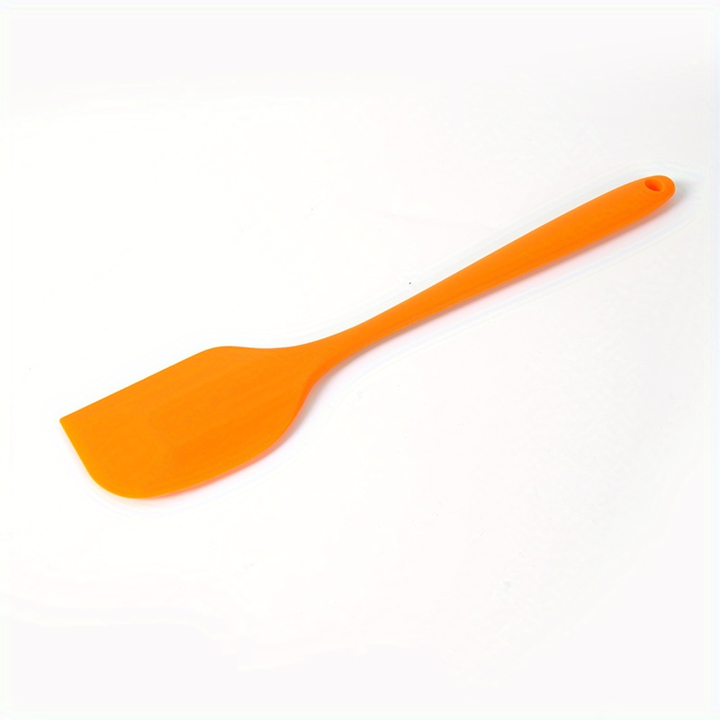 1 Pc Mini Silicone Spatula, Food Grade (Orange)