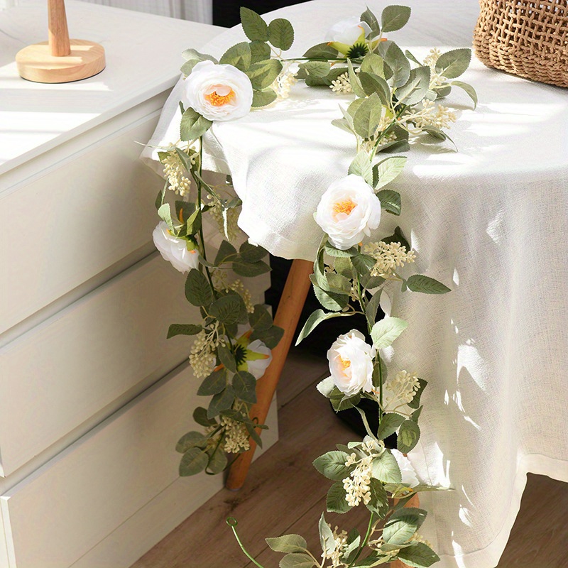 70 White Baby's Breath Garland by Bloom Room