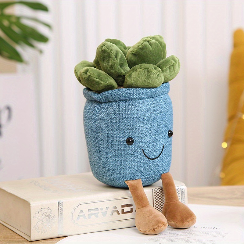 Hyda Succulent Plush Toy Smile Display Mold Soft Plants Pillow House Decorations, Size: 1, 3