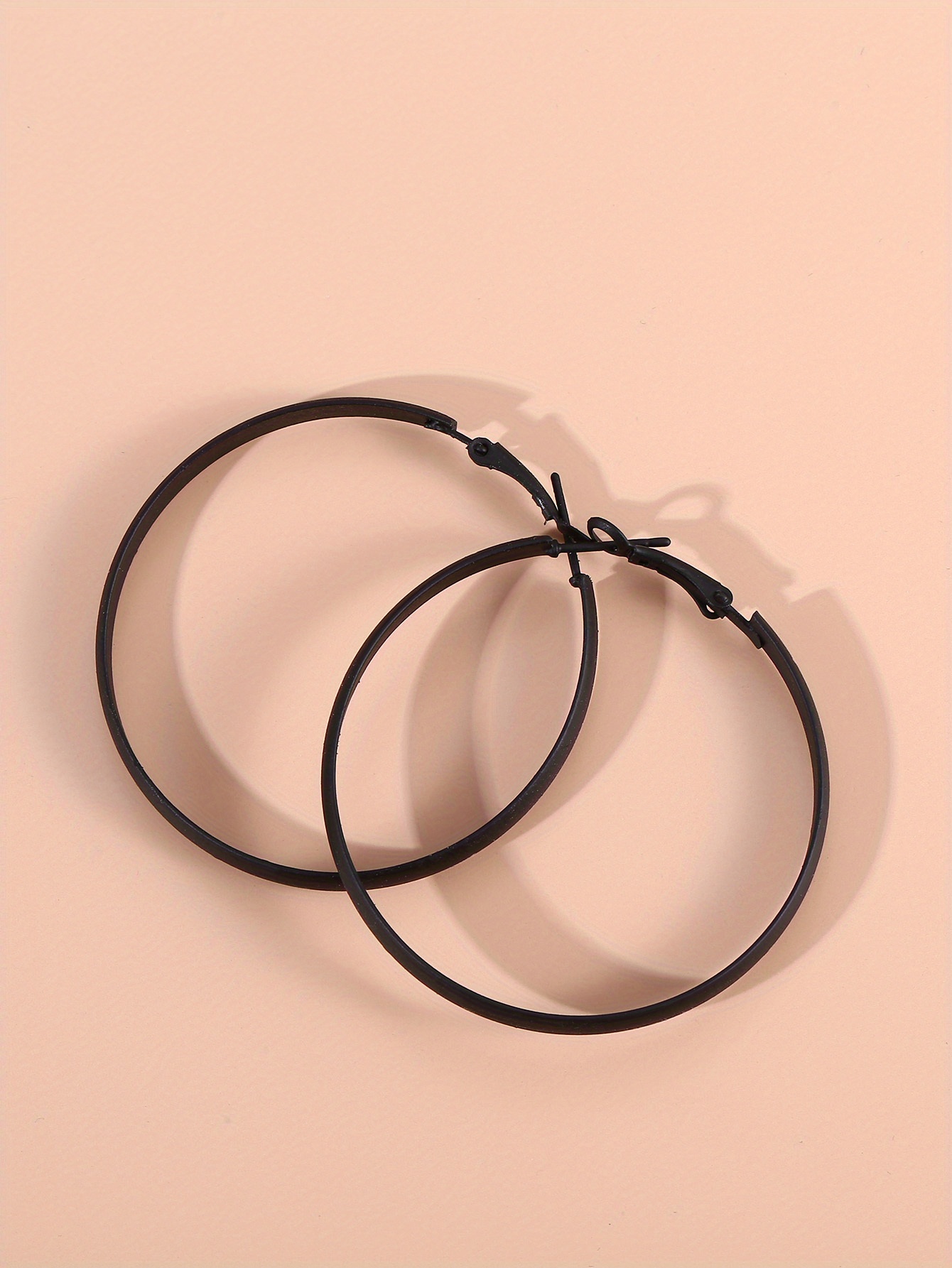 Simple Hoop Bangle Bracelets With Charms Earrings For Women