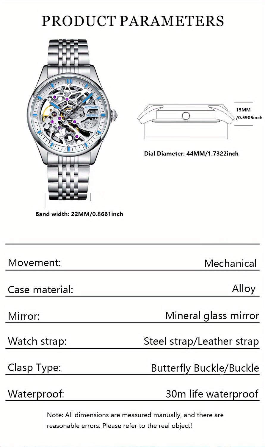 2023 Nueva Marca Superior Lujo Moda Reloj Automático Hueco Moda Reloj  Mecánico Hombre Reloj Pulsera Luminoso Hombre - Joyería Accesorios - Temu  Chile
