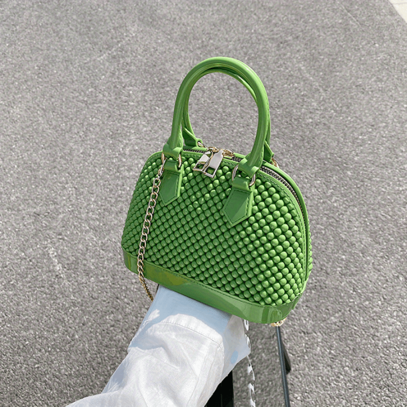 Mini Bubble Decor Dome Handbag, Fashion Chain Crossbody Bag