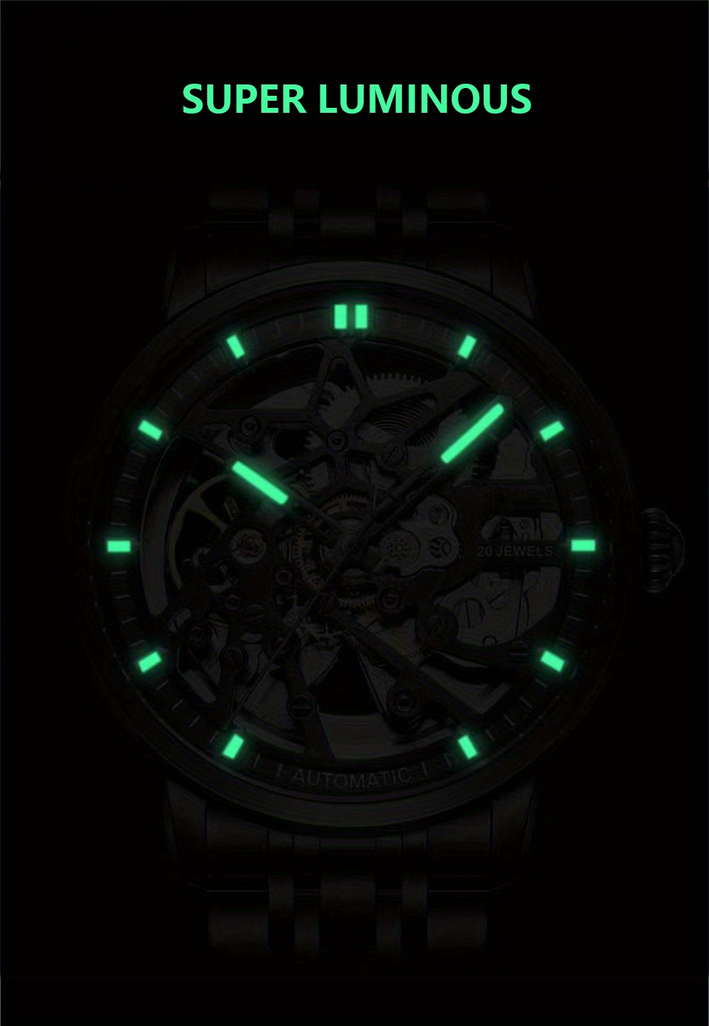 2023 Nueva Marca Superior Lujo Moda Reloj Automático Hueco Moda Reloj  Mecánico Hombre Reloj Pulsera Luminoso Hombre - Joyería Accesorios - Temu  Chile