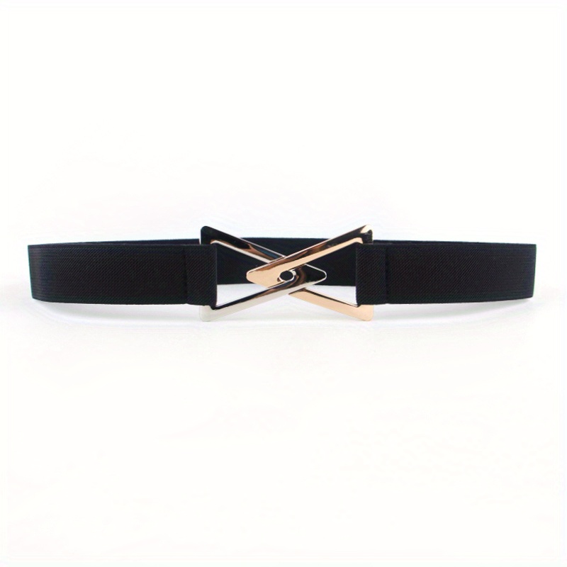 Metal Belt Women's Decorative Elastic Dress Sweater Belt Casual Multi Functional Fashion Belt