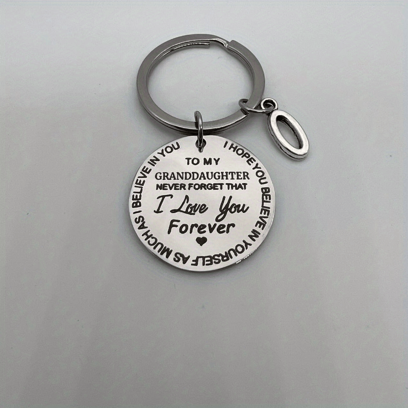Waeceip Inspirational Keychain Sometimes You Forget You're Awesome Letter  Keyring Initial Alphabet Keychain Graduation Gifts (V) - Yahoo Shopping