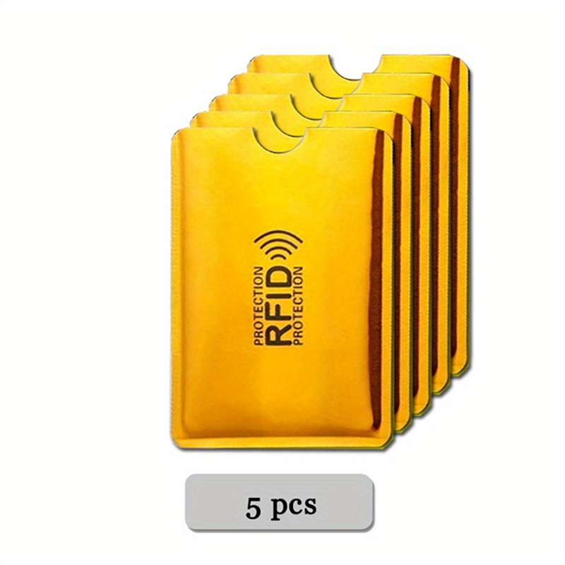 1000pcs Anti Rfid Card Holder NFC Blocking Reader Lock Id Bank Card Holder  Case Protection Metal Credit Card Case Aluminium