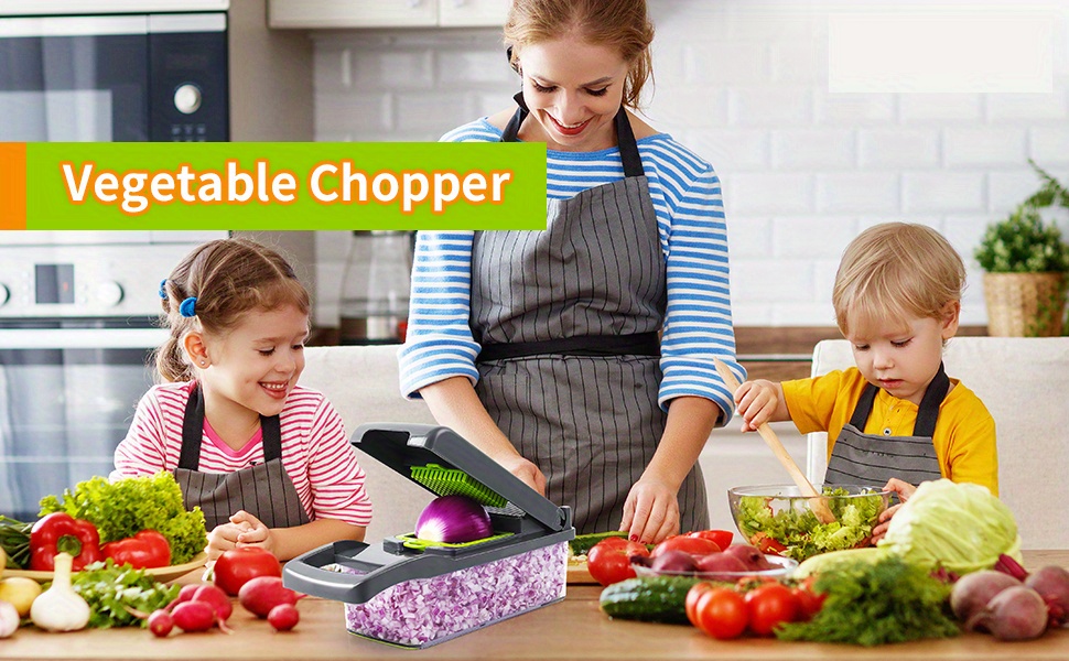 Multifunctional 14-in-1 Vegetable Chopper - Household Innovation