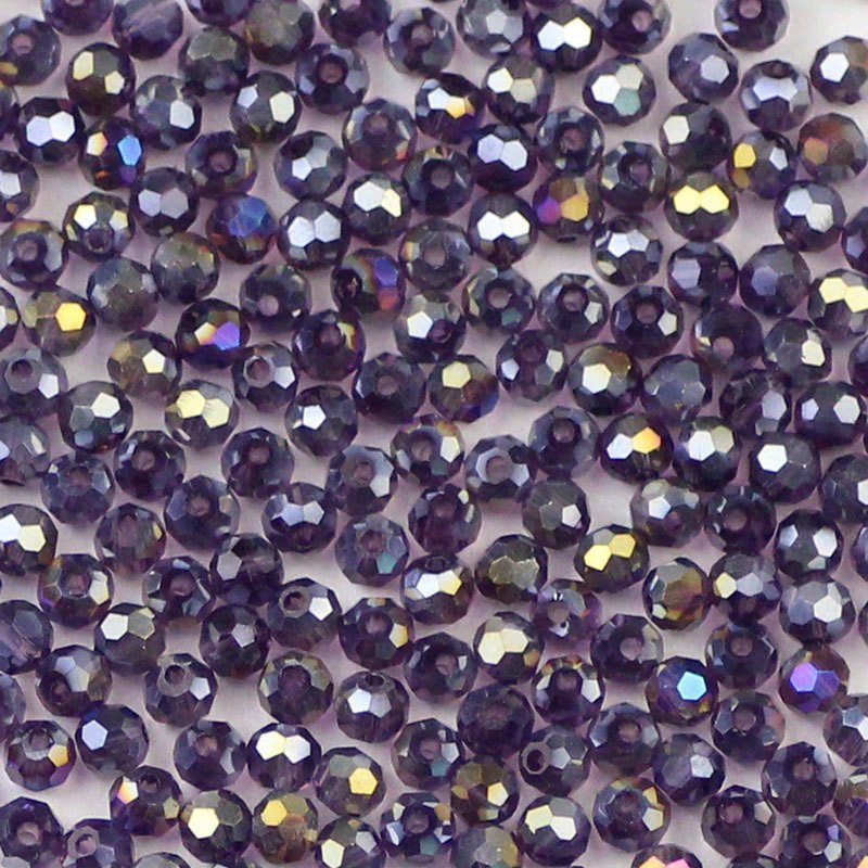 Round Loose Beads Crystal Faceted Ab Color Glass Crystal - Temu