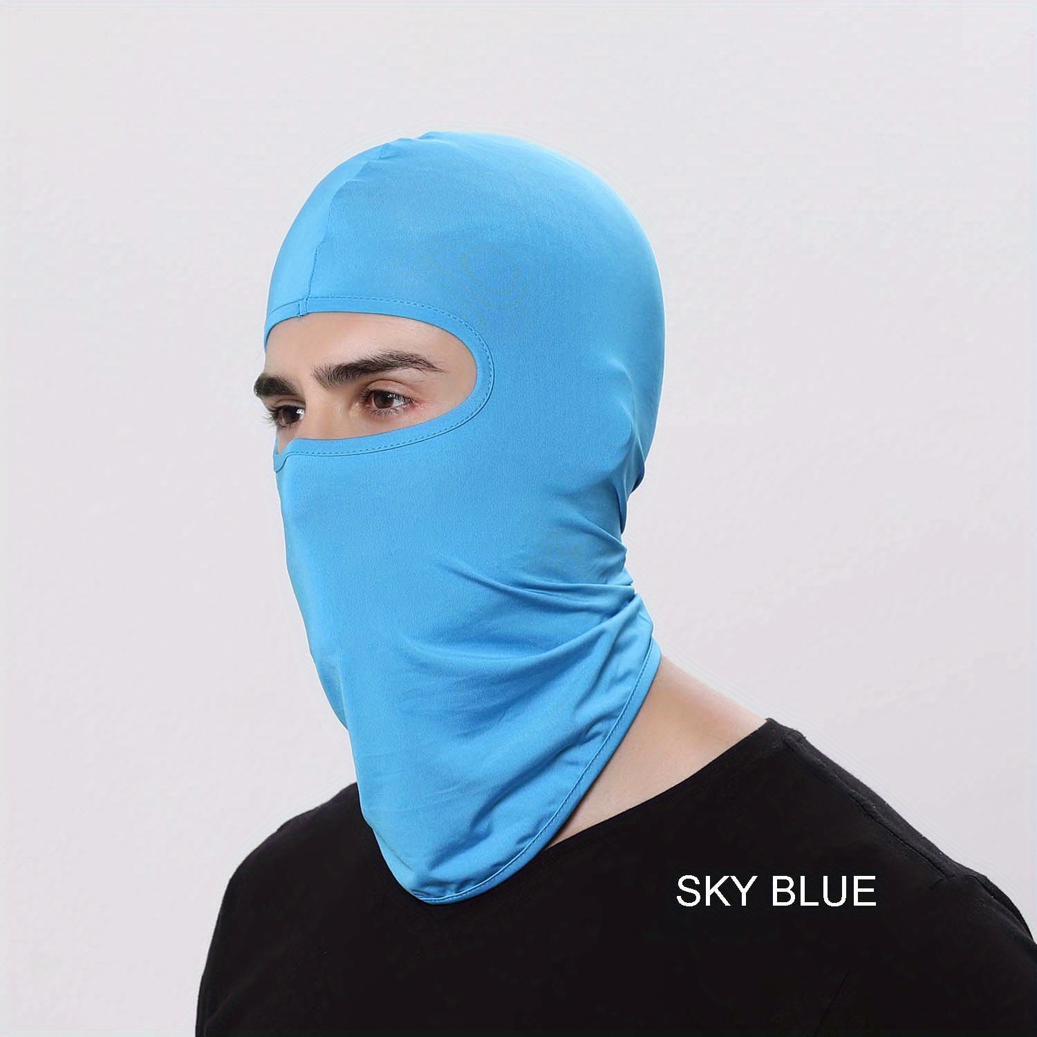 Balaclava Full Face Mask Uv Protection Ski Sun Hood Tactical - Temu