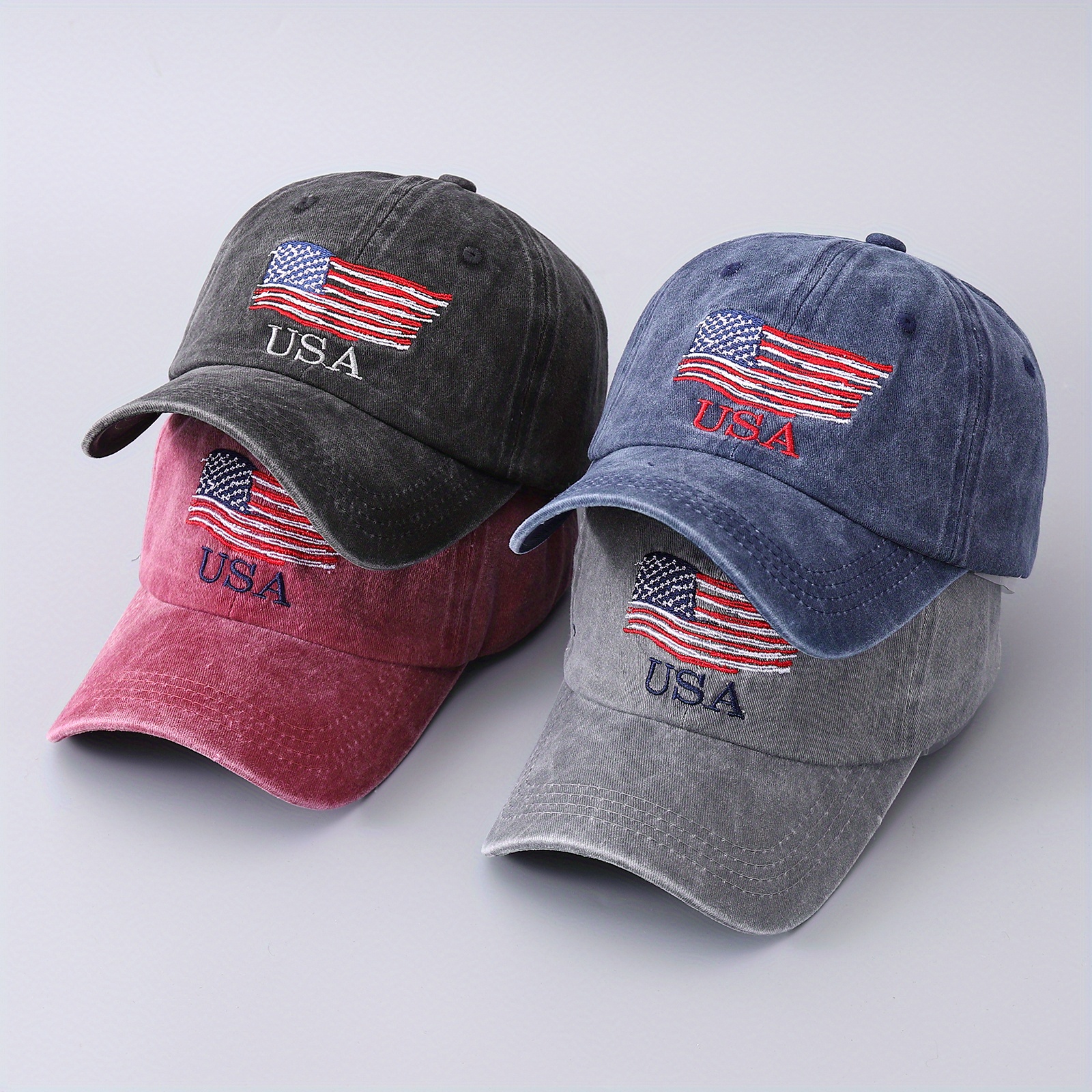 Gorras Béisbol Diseño Bandera Estadounidense Hombre, Ideal Senderismo Aire  Libre, Pesca, Turismo, Deportes Aire Libre, Camionero, Regalos Día Padre -  Joyería Accesorios - Temu