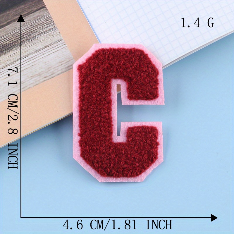 China 2022 High quality Iron On Patches - Colorful Alphabet A To Z Letters  Chenille Embroidery Patch For Cloth – Happy Gift Manufacturer and Supplier