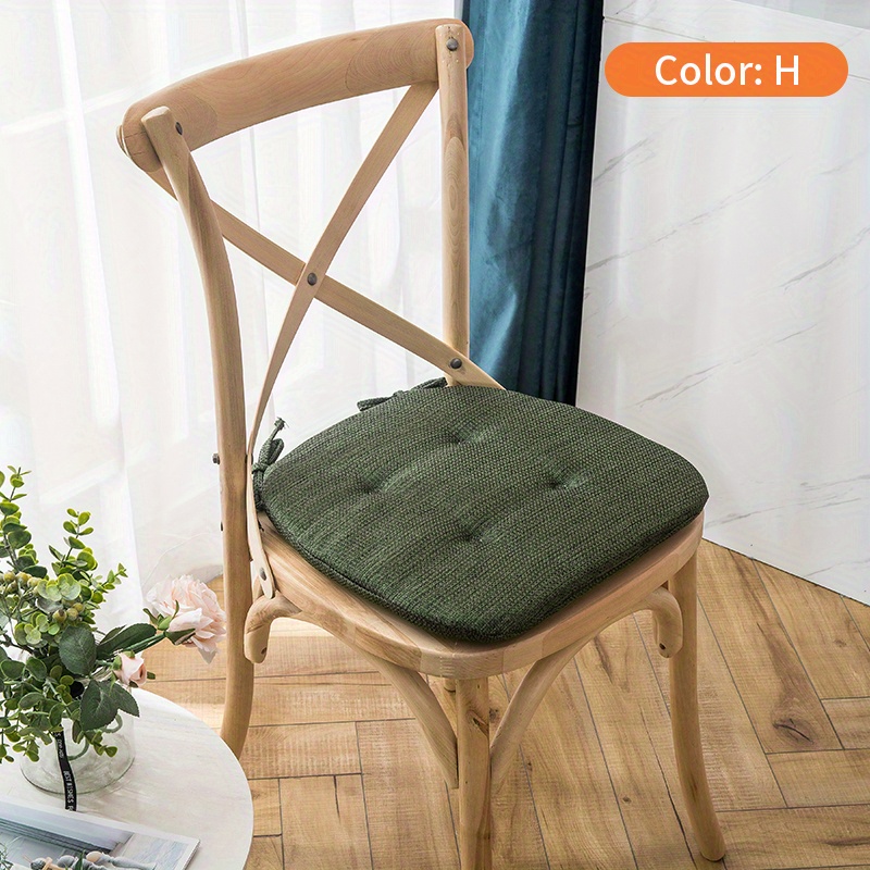 Square Chair Pad Chair Cushion Velvet  Velvet Dining Chair Cushion -  Velvet Soft - Aliexpress