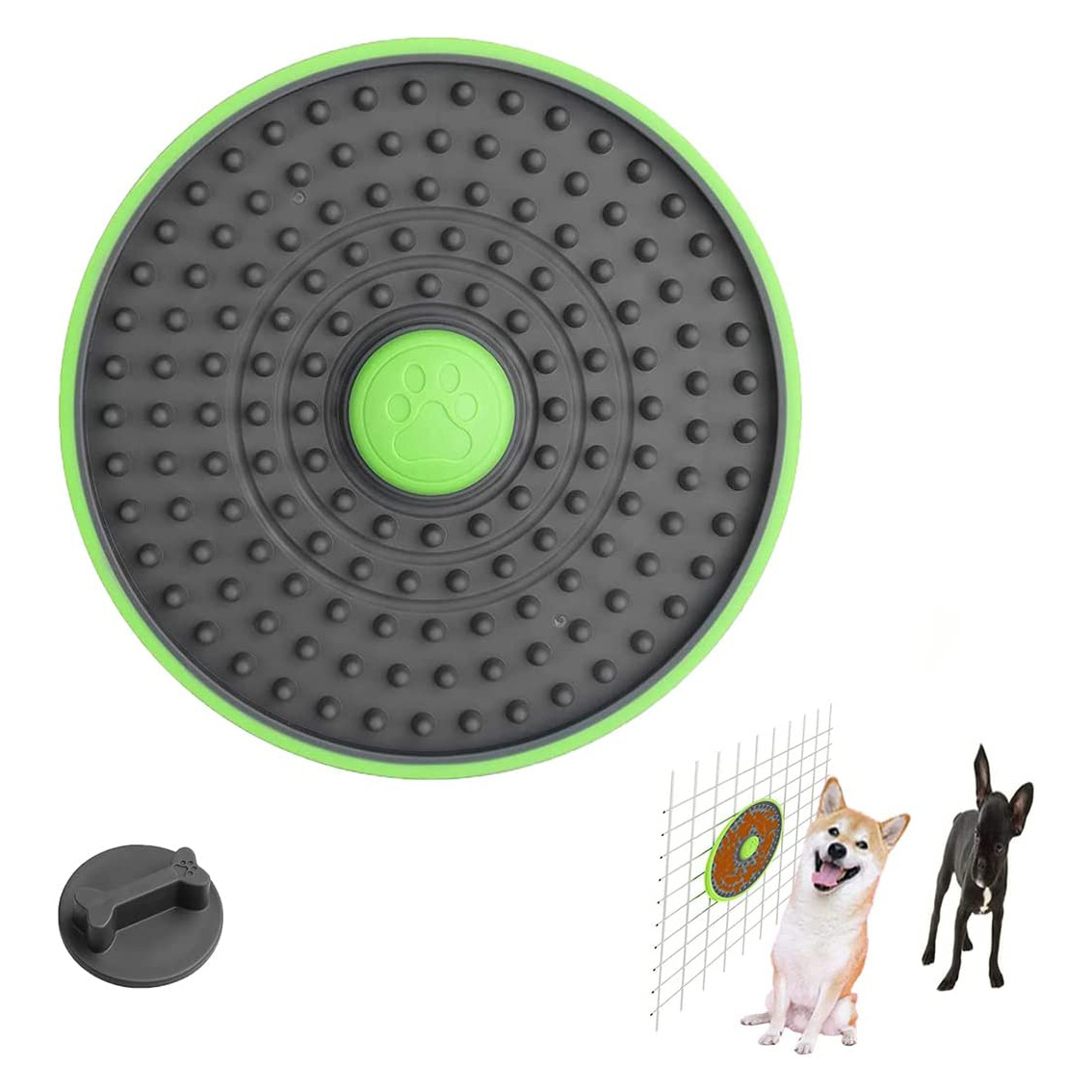  Dog Crate Lick Plate for Dogs Slow Feeder Mat Dog