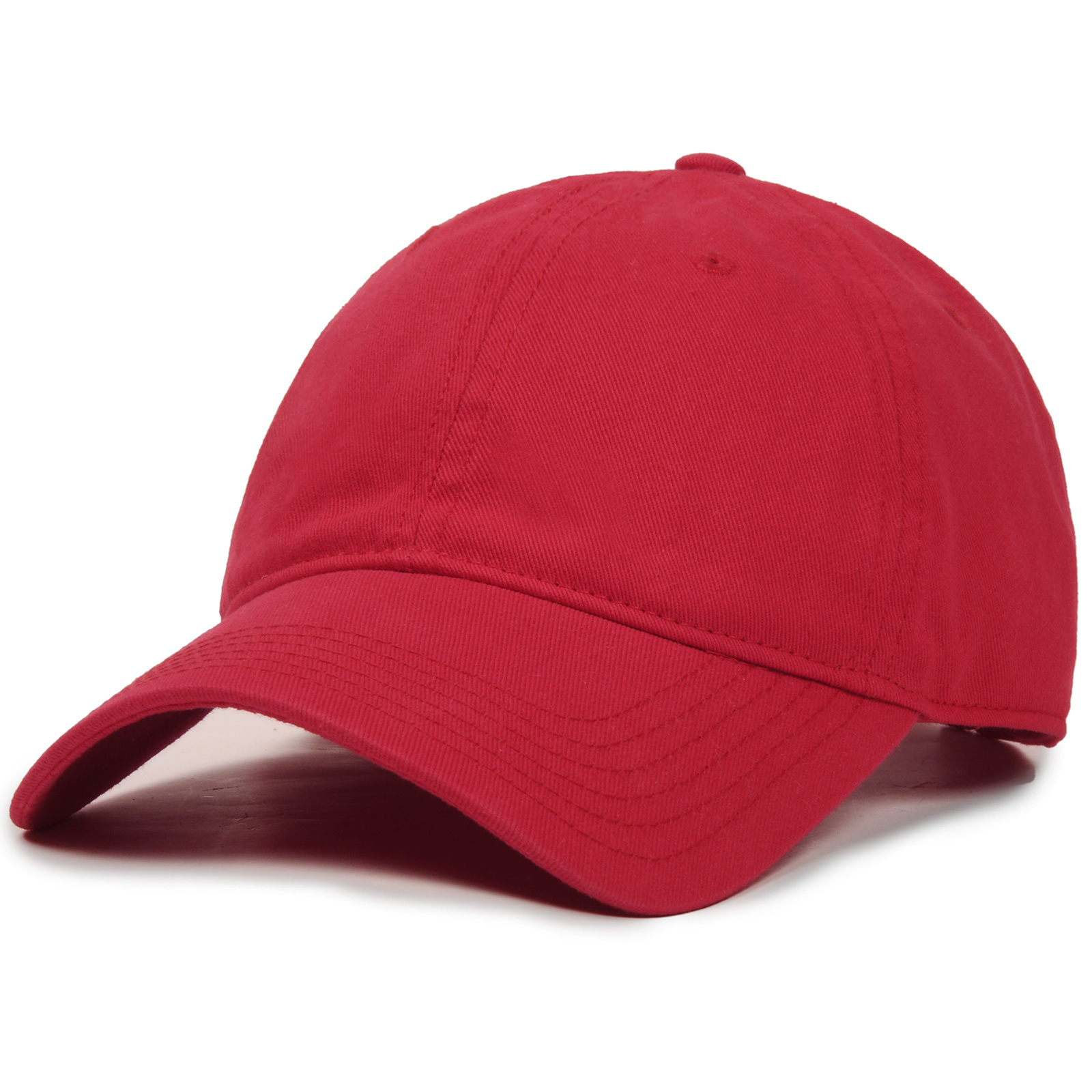 Adjustable Distressed Cotton Baseball Cap Vintage Washed Plain Blank Hat