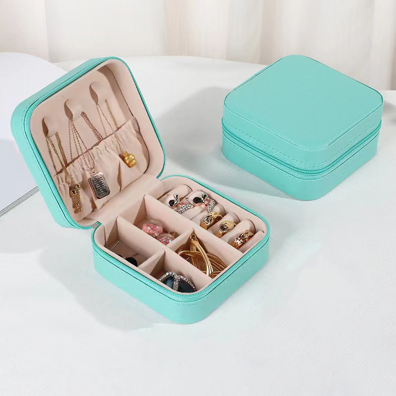 Dropship Portable Jewelry Storage Box Travel Earrings Necklace