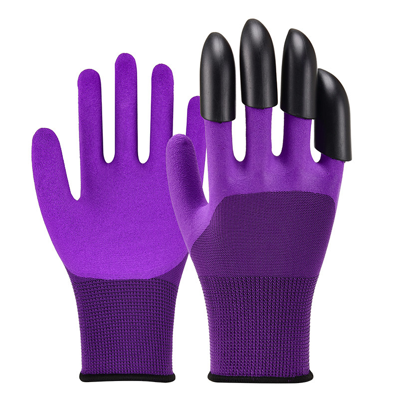 1 Par Guantes Jardinería 4/8 Garras Guantes Protectores - Temu