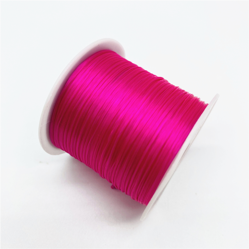 Peach Pink Crystal Elastic Thread Polyurethane Elastic Line for Jewelry  Making - China Polyurethane Elastic Line and Beaded String price
