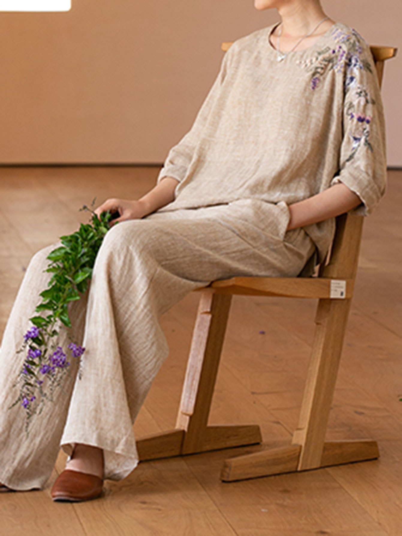 Flower Tunics, Vintage Crew Neck Long Sleeve Split Hem Tunics, Women's Clothing Temu