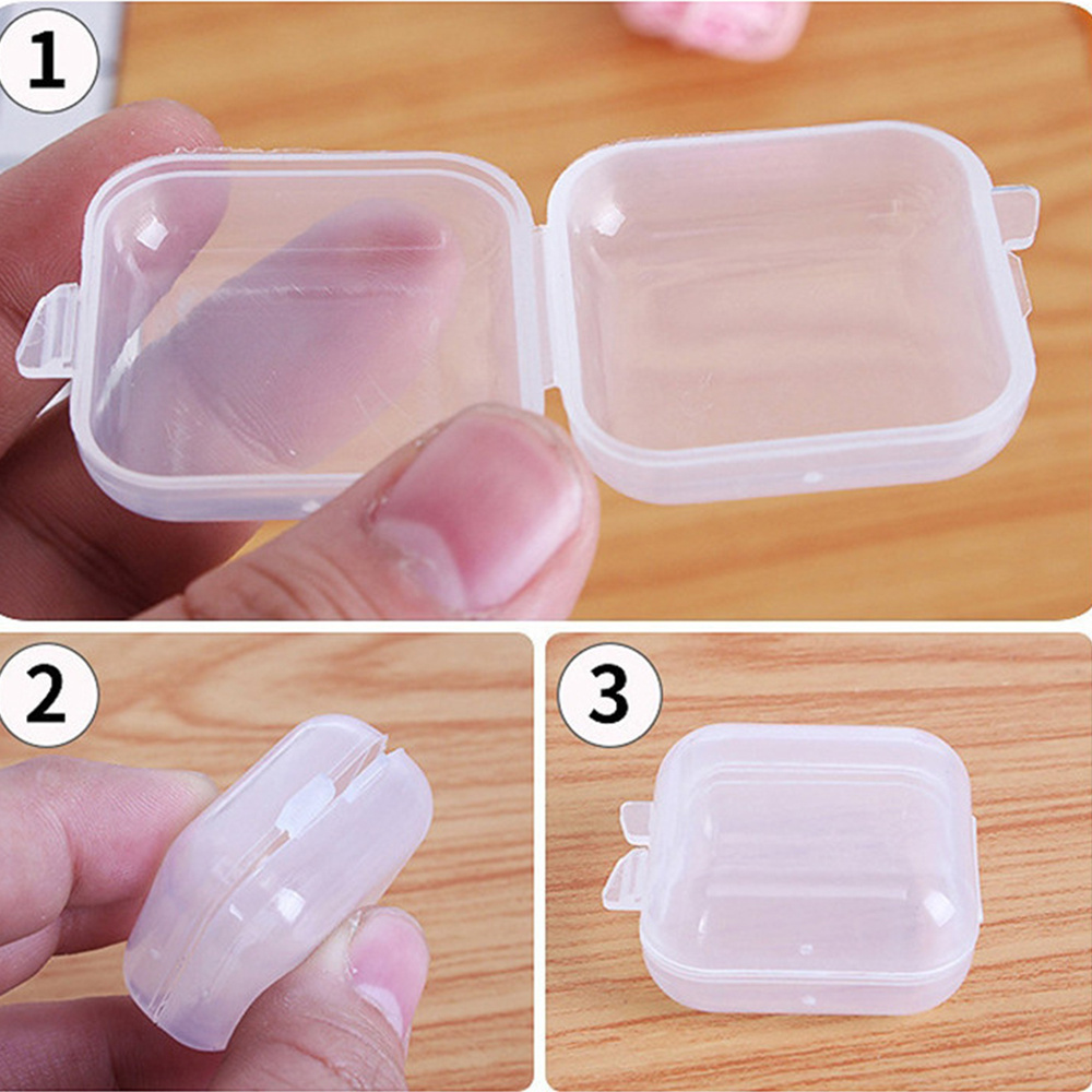 Transparent Plastic Jewelry Storage Box Earplug Box Fish - Temu United  Kingdom