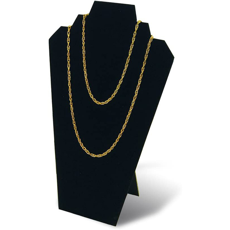 Necklace Display Stand Black Velvet Jewelry Display Stand Temu