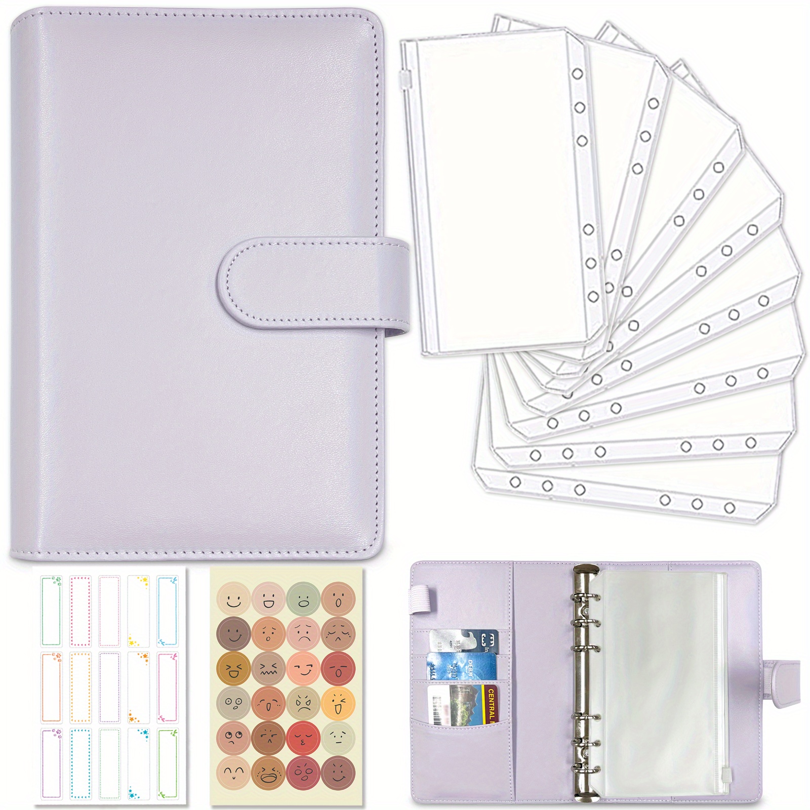 Organize Finances Save Money Budget Binder Zipper Envelopes - Temu