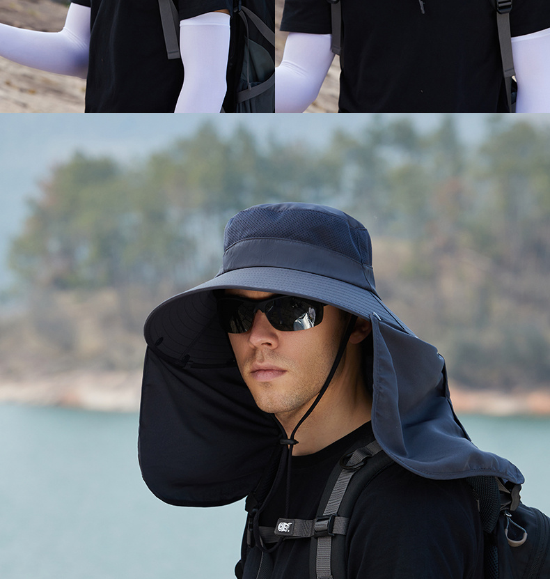 Sombrero Pesca Transpirable Protector Solar Hombre Gorra - Temu