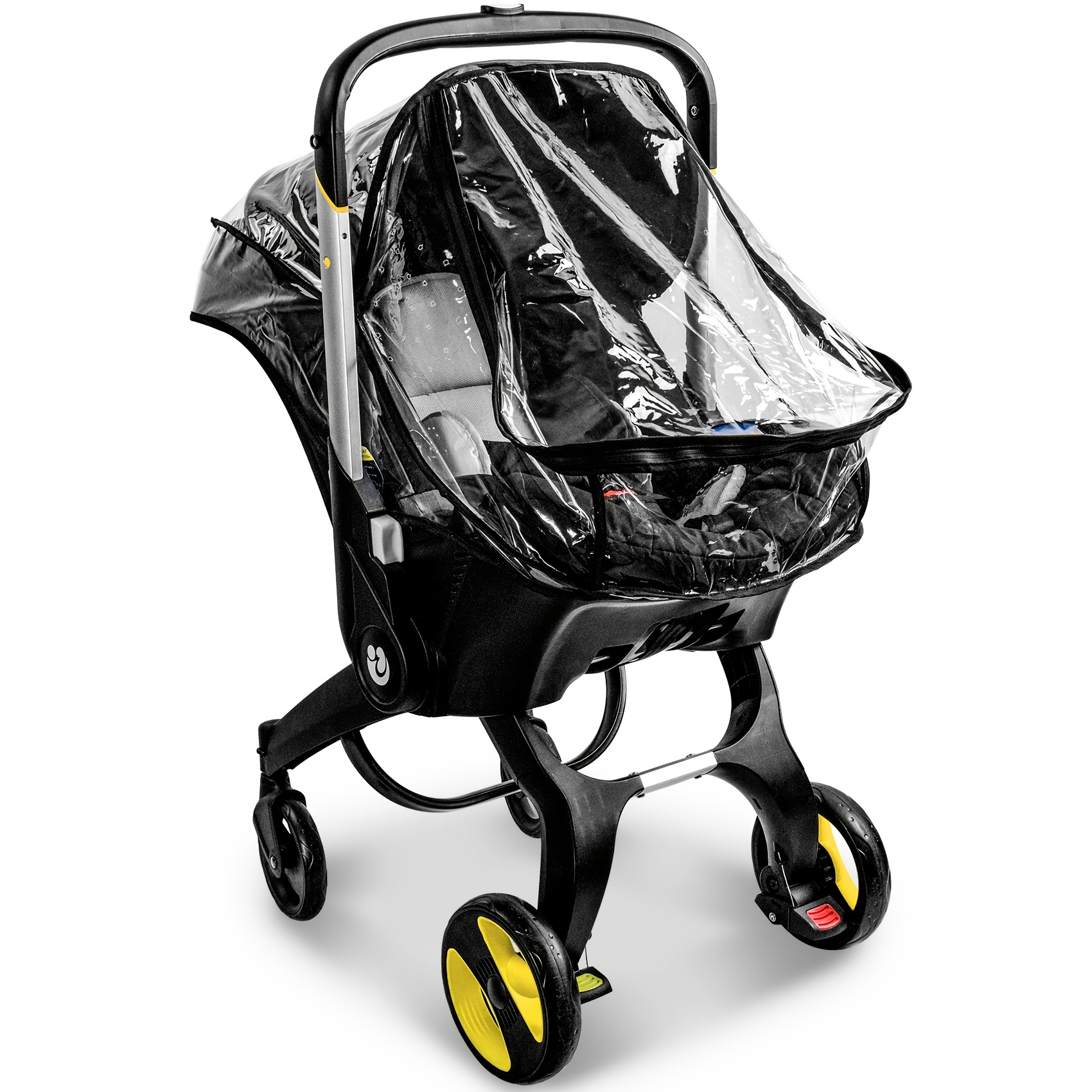 D-GROEE Stroller Rain Cover, Universal Baby Travel Weather Shield Food  Grade Material EVA Plastic Waterproof Windproof Dust Resistant Stroller