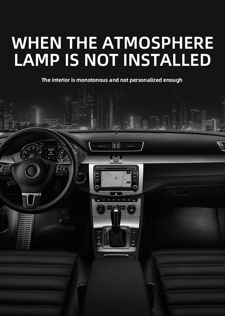 Car Mini USB LED Light Decorative Atmosphere Lamps for Interior Auto PC  Computer USB Free Installation Portable Light Plug Play