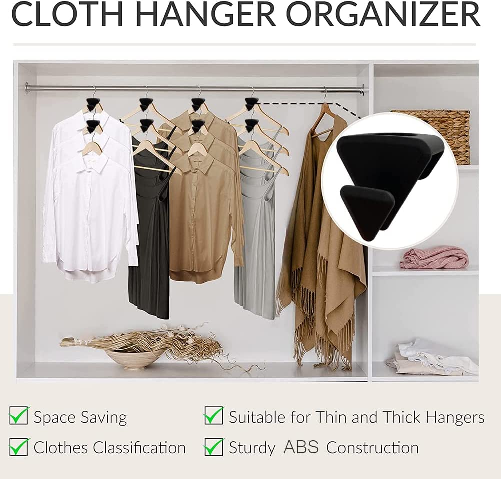 Hanger Strips Closet Hangers Space Clothes Saver Spring Connection Exhale  Organizer Connector Storage Display