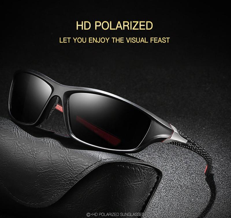 Men's Polarized Sunglasses Outdoor Sports Cycling Sunglasses Driver Driving Fishing Glasses UV400 details 1