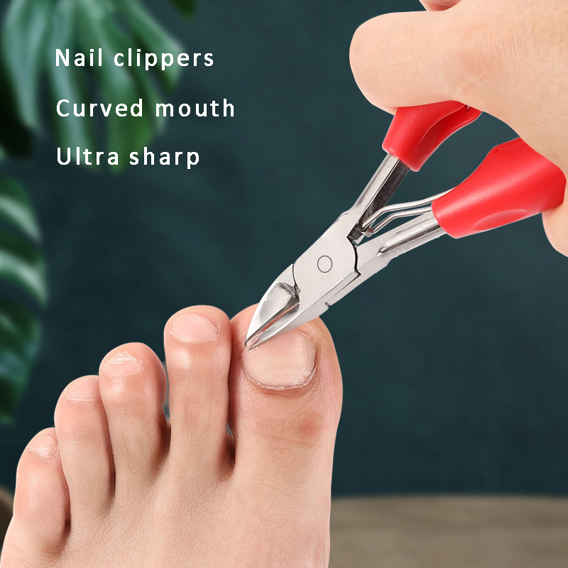 Podiatrist Toe Nail Clipper Thick & Ingrown Toe Nail Clippers For Men Seniors  Toenail Cutters Sharp
