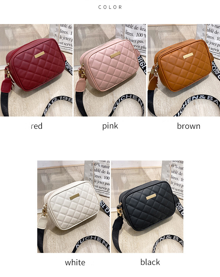 Simple Black Crossbody Bag Camera Bag, New Shoulder Bag Argyle Quilted Crossbody  Bag Fashion Bag Women's Bag - Temu Germany