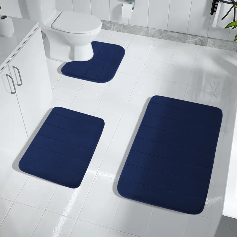 Absorbent Bathroom Mat Bathroom Rugs Long And Large Memory - Temu Italy