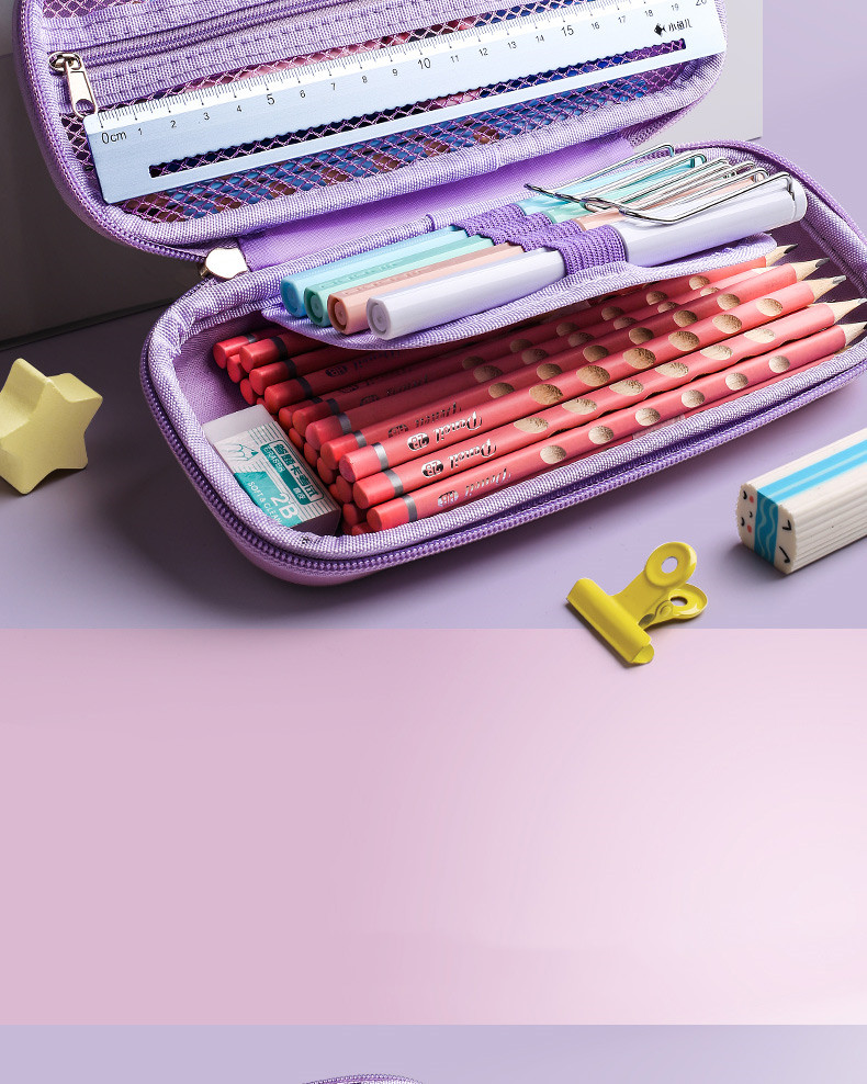 DaffodilGifts Unicorn Pencil Case Kids Multipurpose Stylish  Cute Pencil Pouches Art EVA Pencil Boxes 