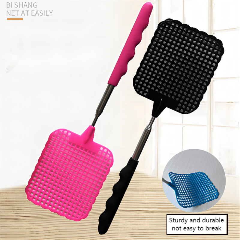 Telescopic Extended Swatter Iron Rod Folding Catch Temu