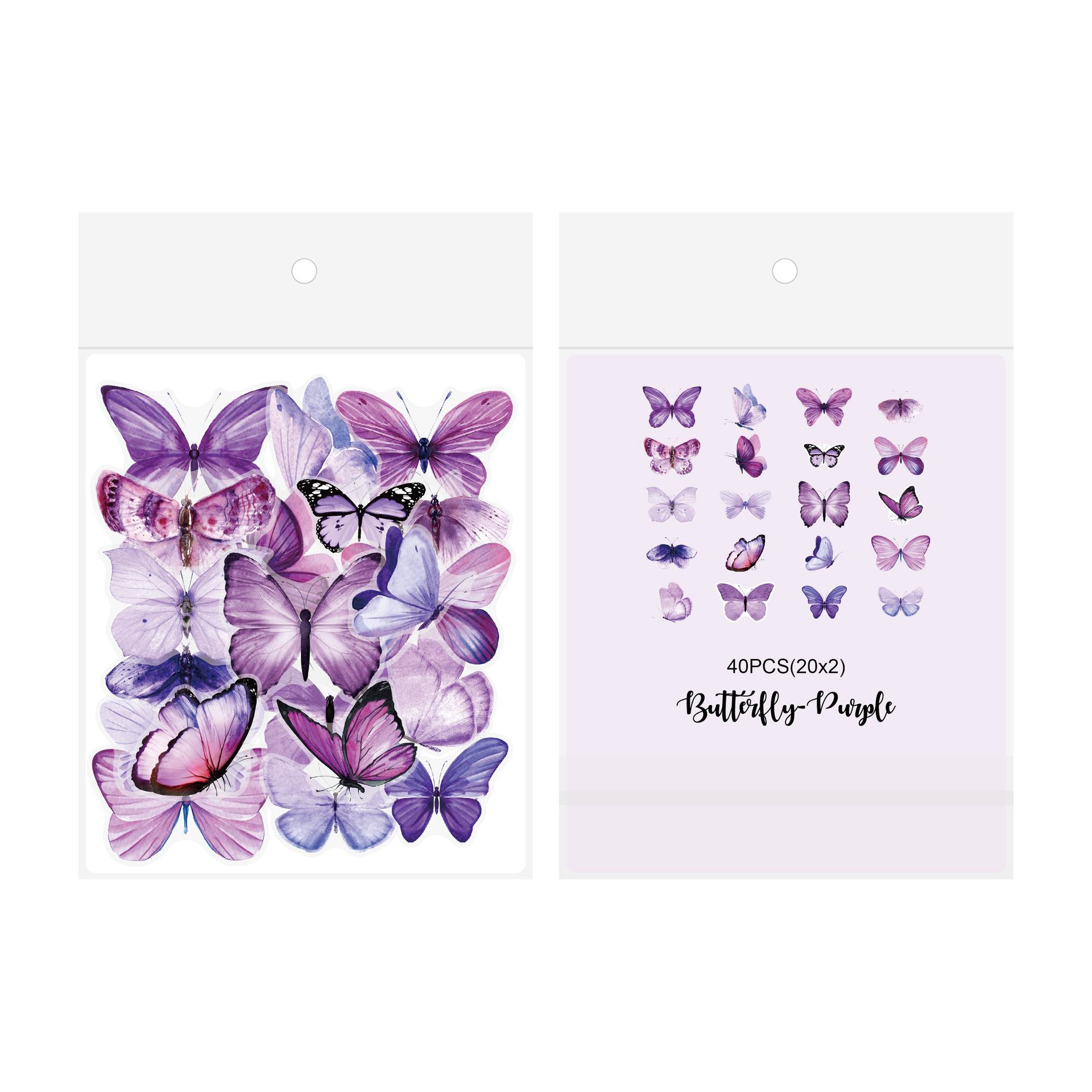 PAGOW 11sheets Butterfly Rhinestone Stickers Self Adhesive