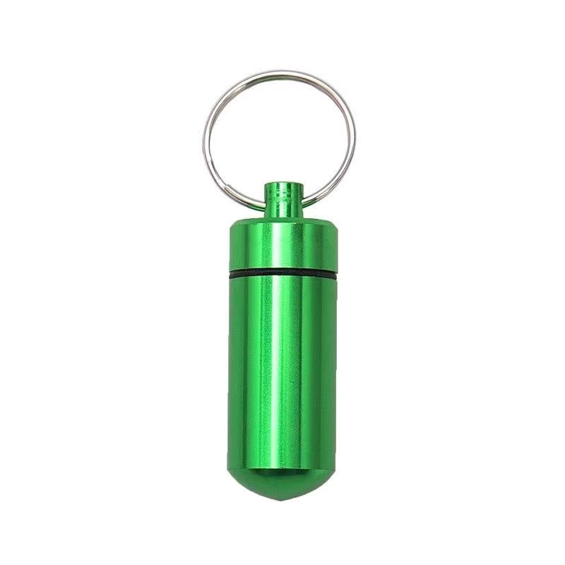 Waterproof Sealed Pill Bottle Keychain - Temu Australia