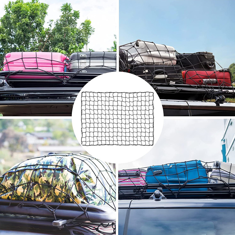 Poche de support de filet élastique pour bagages de cargaison arrière de  coffre de voiture pour SUV de voiture, noir, 90*40 - Cdiscount Auto