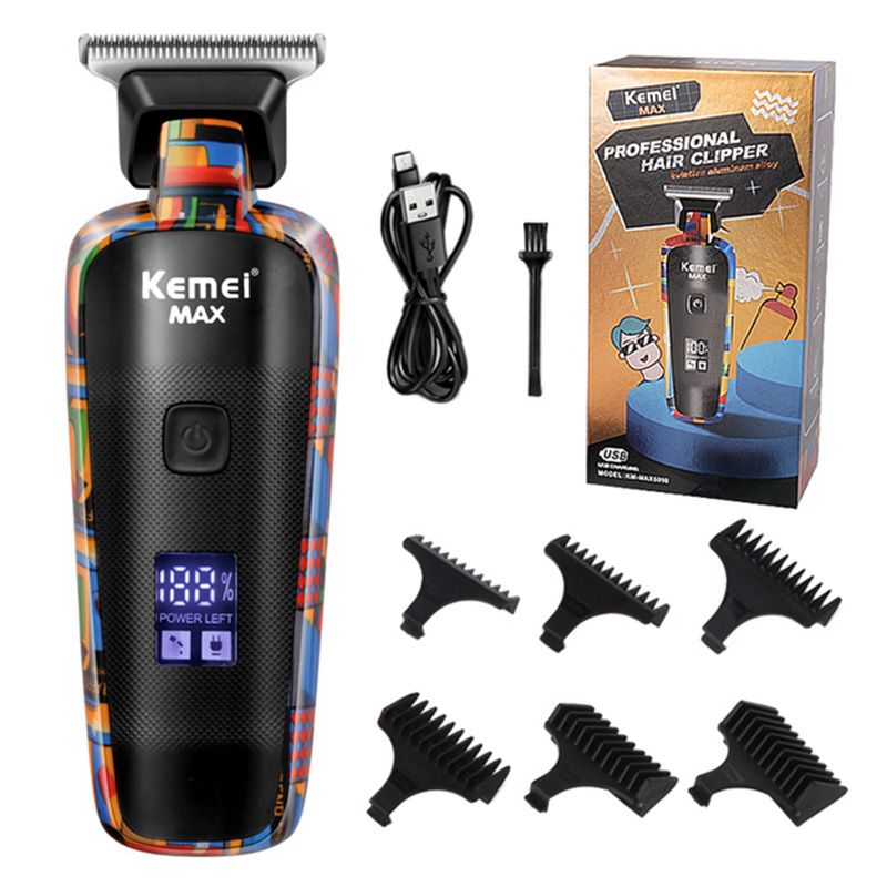 Professional Hair Clipper For Men Km 5090 Kemei Hair Clipper Usb  Rechargeable Electric Hair Trimmer - Beauty & Personal Care - Temu
