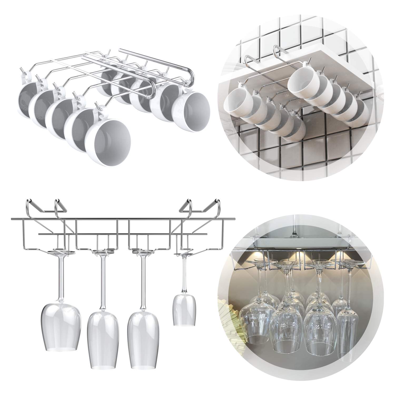 ctw Home 770425 Hanging Plate & Cup Rack