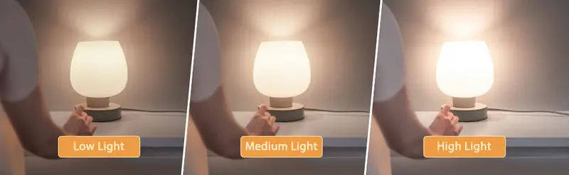 1pc Touch Bedside Table Lamp Modern Small Lamp For Bedroom Living Room Nightstand Desk Lamp With White Opal Glass Lamp Shade Warm LED Bulb 3 Way Dimmable Simple Design Christmas Gift details 1