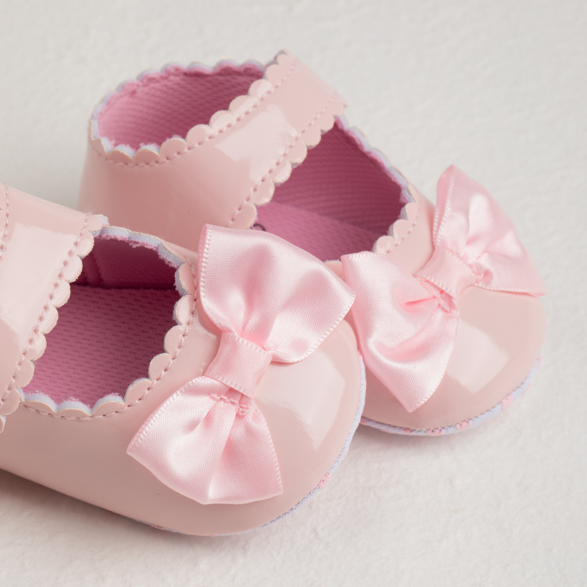 Zapatos de bebé niña dulce casual princesa floral de piel sintética sólida  zapatos de cuna bebé ballet Mary Jane zapatos zapatos (color : blanco