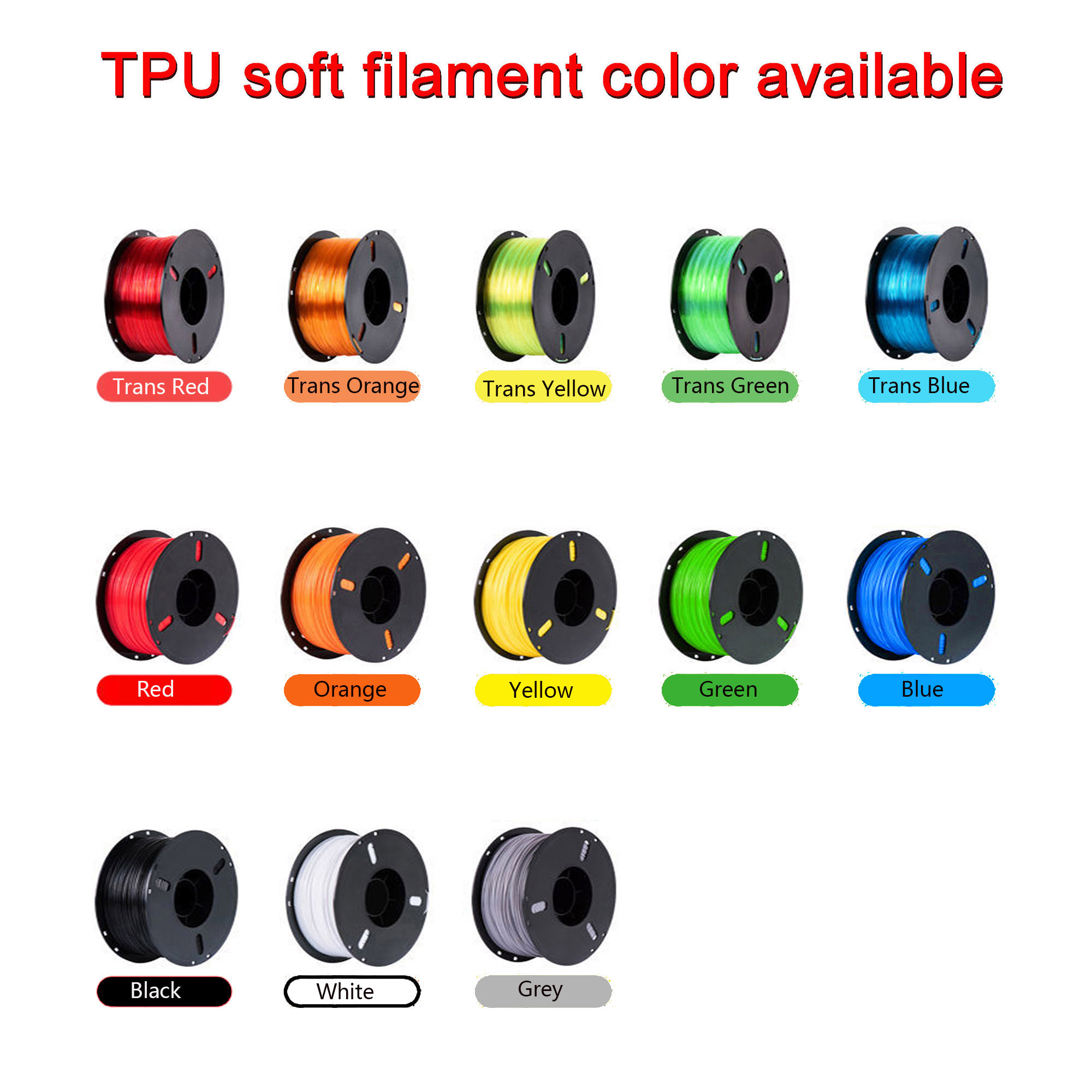 Tpu 3d Printer Flexible Filament 1 75mm Net Weight 250g Length 80m Soft  Material, Save Money Temu