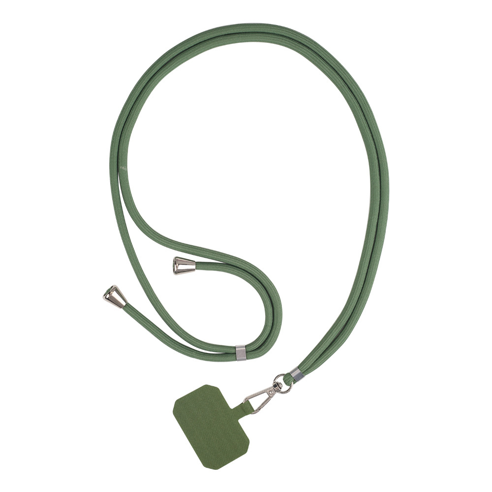 Cateissary Cordón de teléfono móvil correa de cuerda colgante de cuello  desmontable ajustable gris corto Type3 NO3