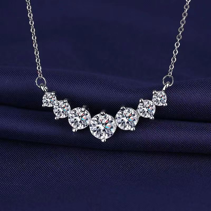 Moissanite Neck Choker Necklace - Temu