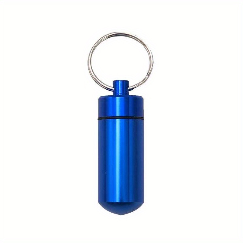 Waterproof Sealed Pill Bottle Keychain - Temu Australia