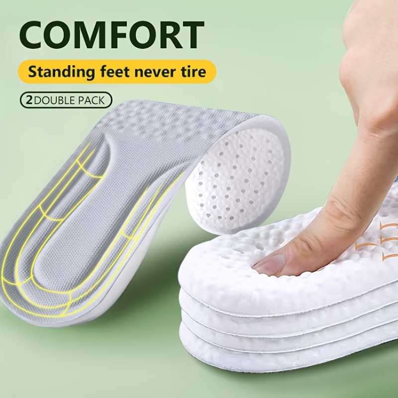 

Memory Foam Sport Insoles, Shoes Sole Cushion, Running Shock-absorbent Breathable Deodorization Soft Pad