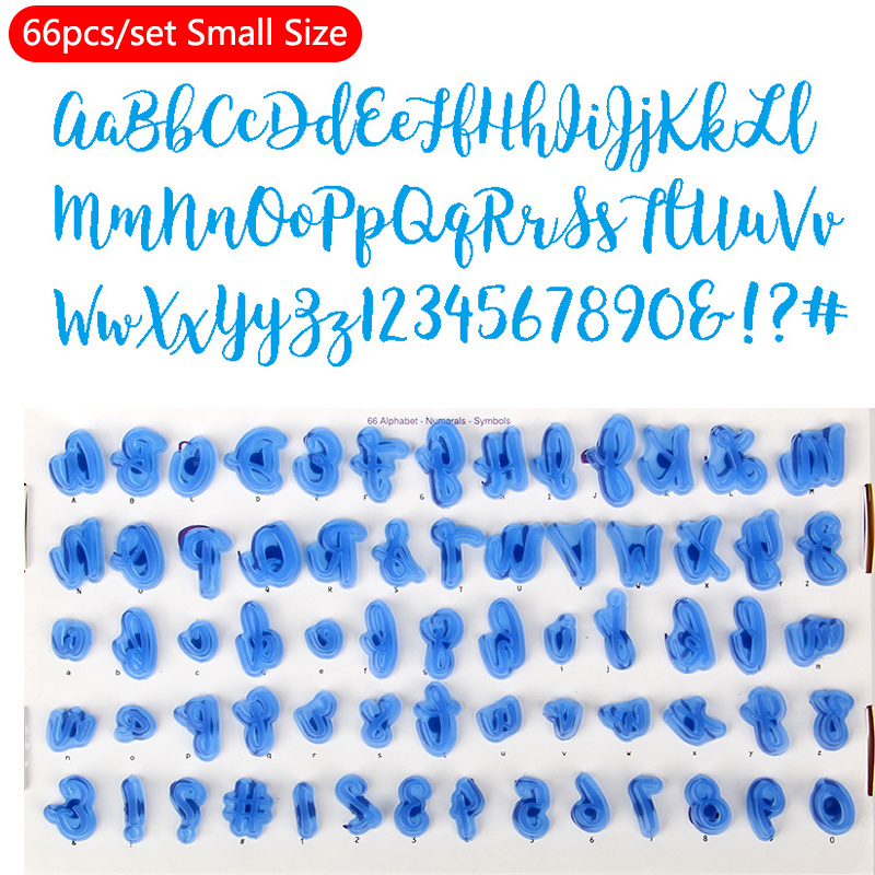 4 kinds of plastic fondant printing mold   and lowercase alphabet english letters cookie biscuit mold cake decoration stamping mold details 3