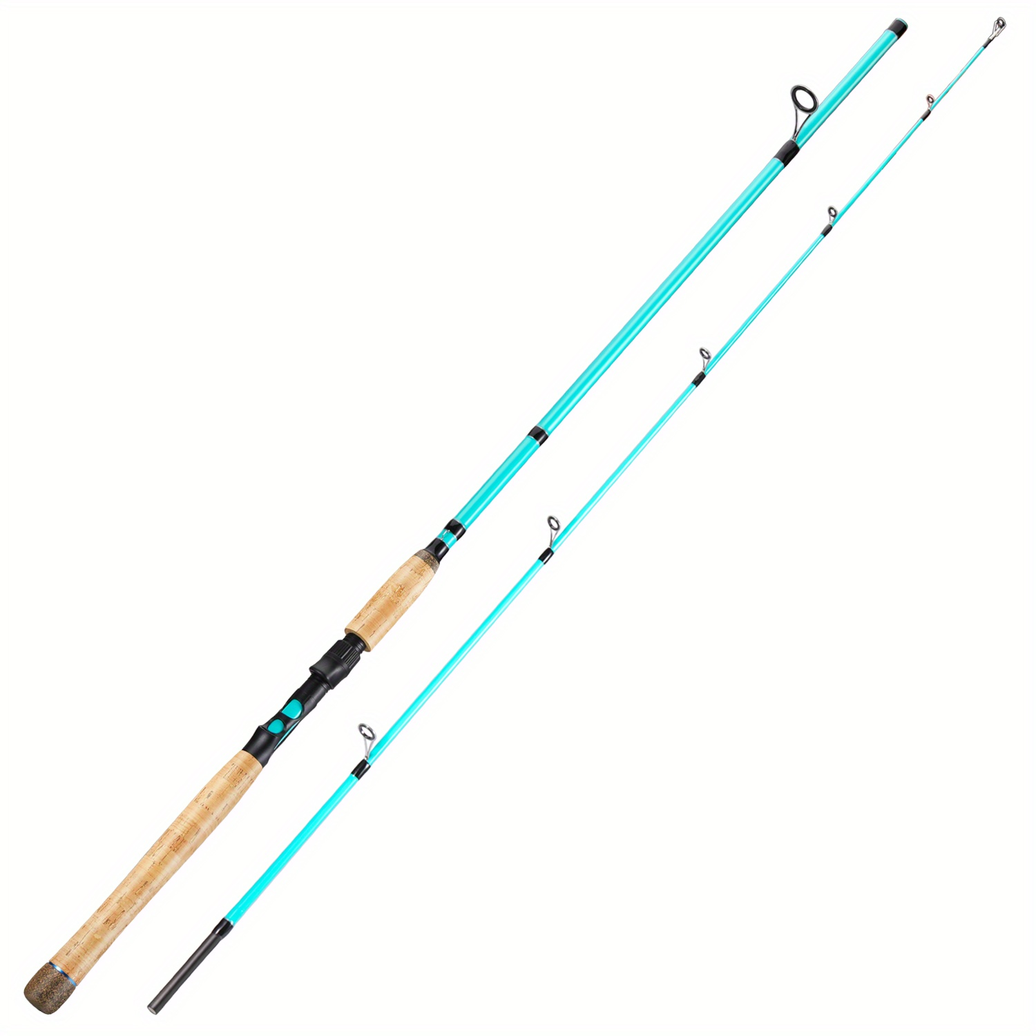 2 Sections Fishing Rod Cork Handle Perfect Bass Salmon - Temu Canada